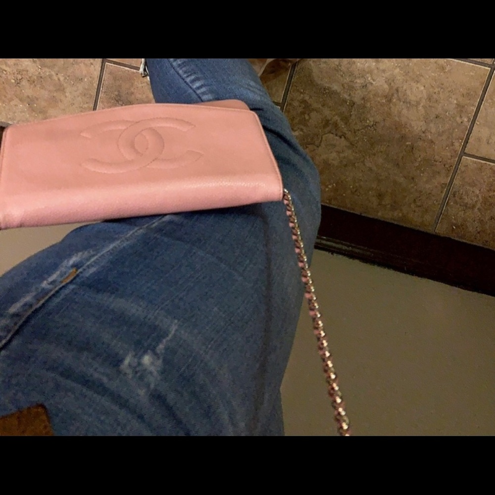 Pink Chanel Caviar Woc